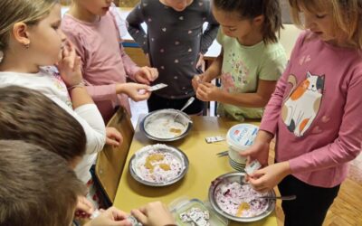 Međunarodni projekt FoodEducators, Tjedan zdravog doručka i  Dan jabuka u 1. razredu