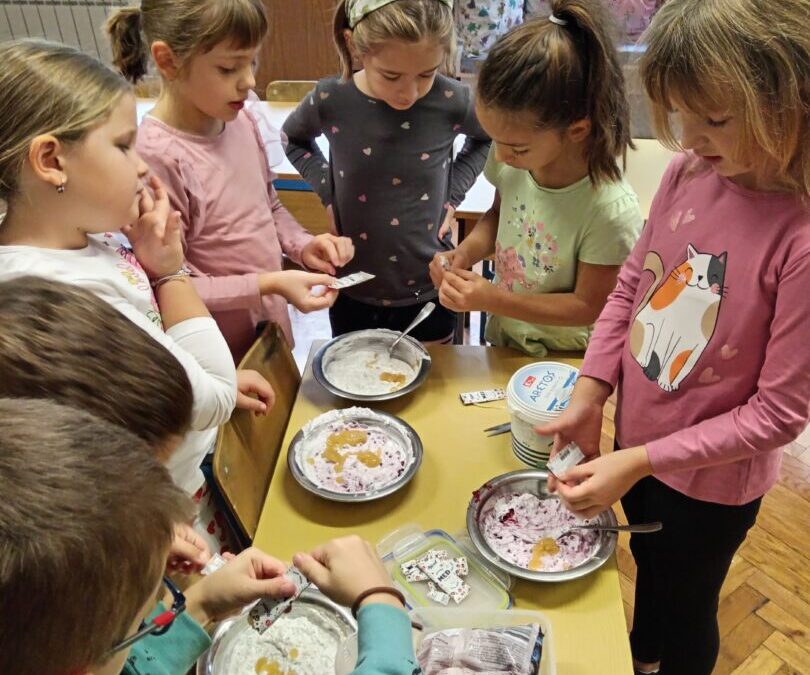 Međunarodni projekt FoodEducators, Tjedan zdravog doručka i  Dan jabuka u 1. razredu