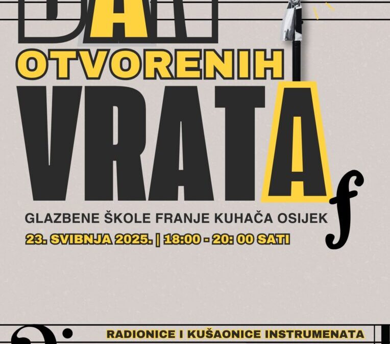 Dan otvorenih vrata – Glazbena škola Franjo Kuhač, Osijek