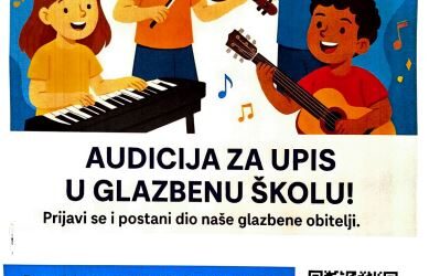 Audicija za upis u Glazbenu školu
