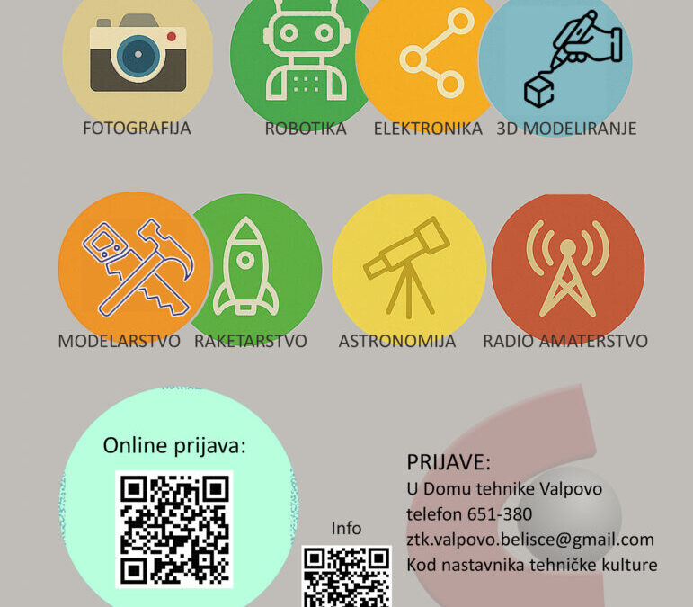 UPIŠI TEHNIČKU RADIONICU U DOMU TEHNIKE