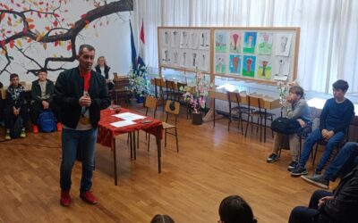 Projekt Mirotvorac – gostovanje Marijana Gubine u našoj školi
