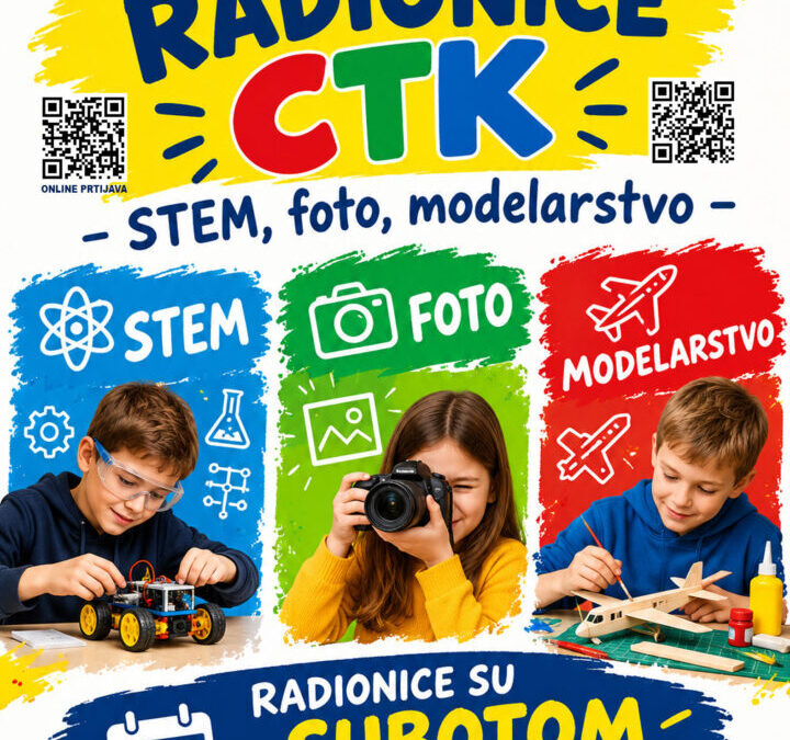 ZAPOČINJU RADIONICE CENTRA TEHNIČKE KULTURE